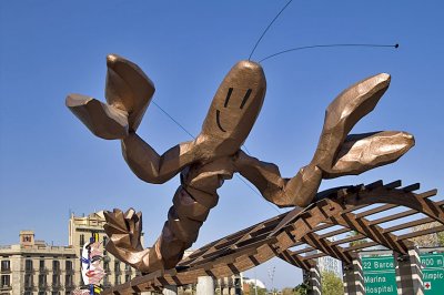 shrimp sculpture