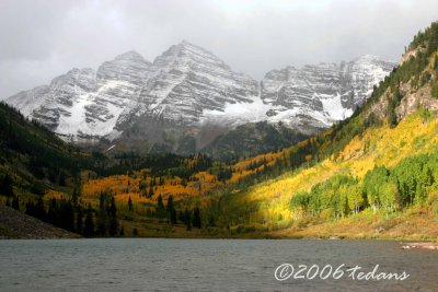Fall colors at the Maroon Bells