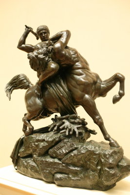 Met bronze sculpture