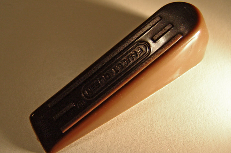 July 23: rubber doorstop