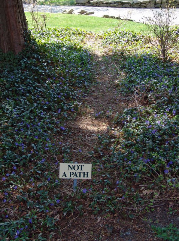 not a path