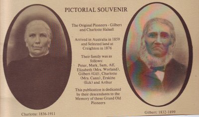 Pioneers Gilbert and Charlotte