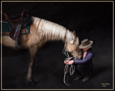 Savannah, AQHA Horse Fuji FinePix F30 camera