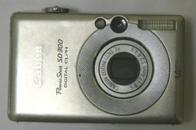 Canon Powershot SD300 - Doesn't focus or display