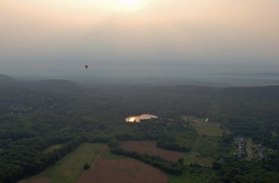 Somewhere above central Connecticut