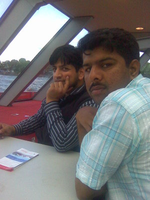 habib and lukeman in river thames