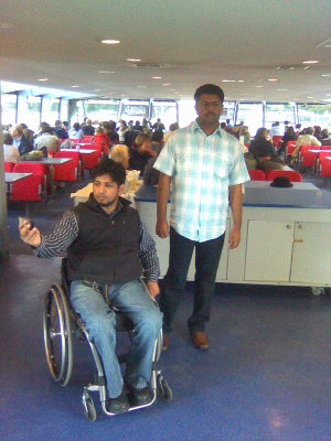 luqman, habib in river thames