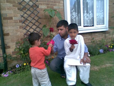 shaban with ibrahim and hamad in watford