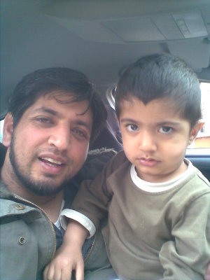 Ibrahim Muslim with uncle luqman
