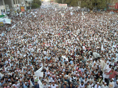 million march karachi pakistan