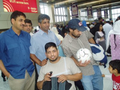 luqman , abid , suleman and waqar sab manchester air port