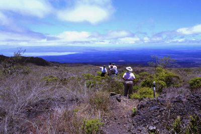 Exploring Sierra Negra on Isabela