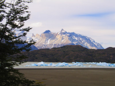 Icebergs at Torres del Paine