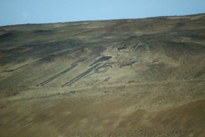 Ancient geoglyph in Lluta Valley