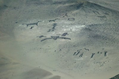 Ancient geoglyph in Lluta Valley
