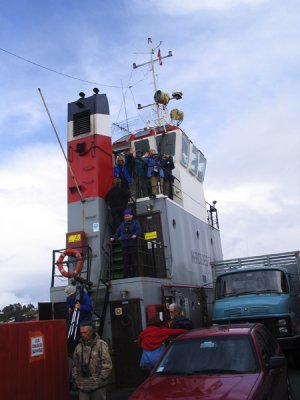 On the ferry to Chiloe Island