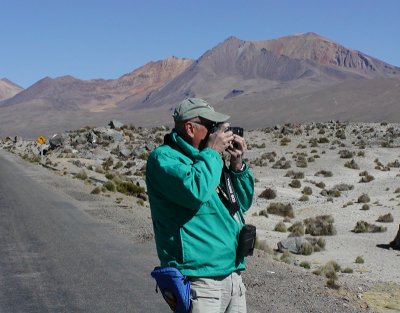 Jim at Lauca National Park