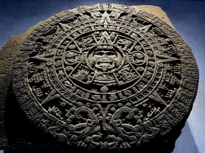 Aztec Model Of Universe, Museum of Anthropology, Mexico City
