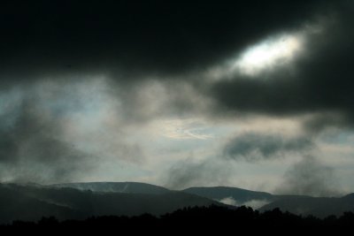 Dark Clouds Over Spruce Mountain  tb0608