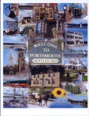 Portsmouth NH collage