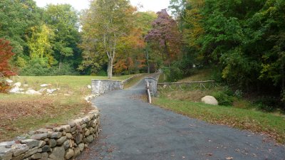 This is the original road that one took to Washington Irving's house in the 19th century.