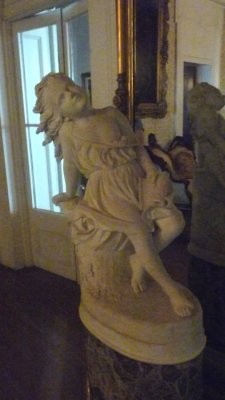 Sculpture called Sans Souci by Courtney Ives (American) acquired by Adelicia on her grand tour of Europe from 1865-1866.