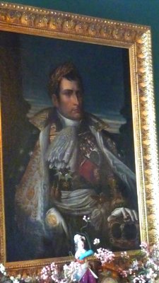Also, in Joseph's Library is a copy of a painting of Napolean III being crowned king of Italy. It was one of Joseph's favorites.