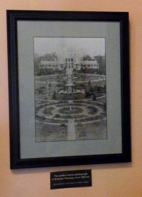 A daguerreotype of Belmont that was taken from the water tower by a Union soldier. It shows how big and elaborate it really was.