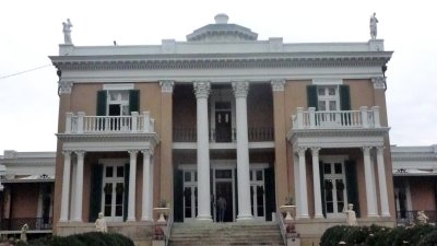 Frontal view of Belmont Mansion. Adelicia and her second husband Joseph Acklen had it built from 1849-1853.