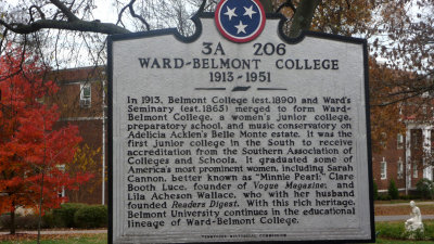 Months before her death, Adelicia sold Belmont, and much of the land, today, is owned and occupied by Belmont College.