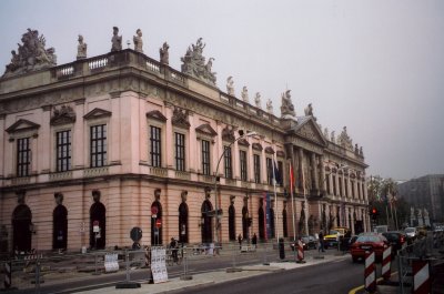 The Zeughaus (old arsenal) German Historical Museum of Berlin is the oldest structure on the Unter den Linden.