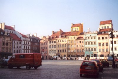 View of Old Town Marketplace where the wealthy built their houses.