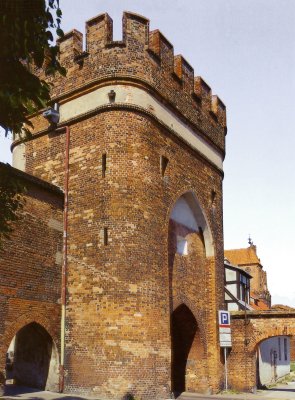 The Bridge Gate was built in 1432 as a battlement and a way to control entrance into the city.