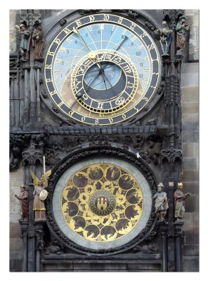 The clock at old square