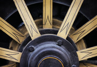 Steamroller wheel