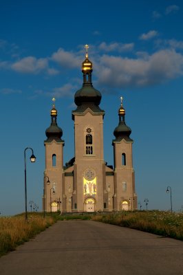 Church and gold spires
