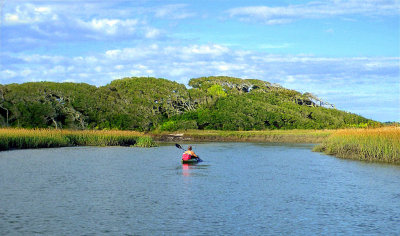 Paddling Little Talbot Island