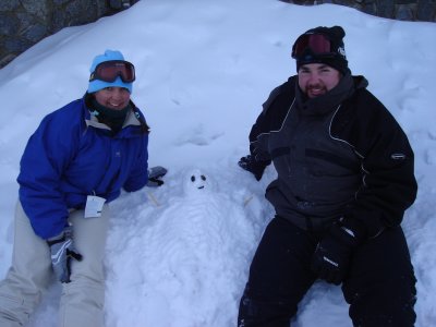 Me Matthew and our snowman.JPG