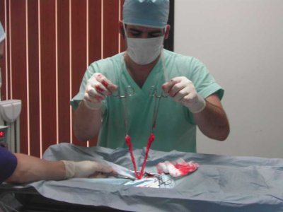 Dr Jorge Rodriguez con los Ovarios de Geisha