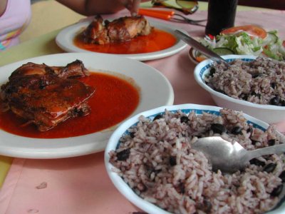 Carribean Cuisine - Jerk Chicken & Coconut Rice