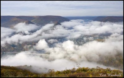   From Hyner View  State Park, 1940 ft above sea level
