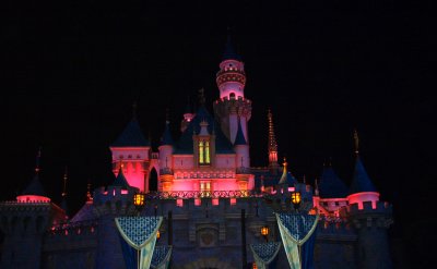 Sleeping Beauty's castle in Disneyland