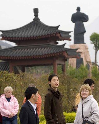 Janet and Katherine at the Shaolin Temple