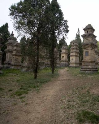 Path through burial grounds