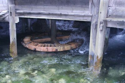 Tibetan Mill Pond and Water Wheel