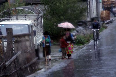 Tibetan Village  Between Song Pan and Chengdu