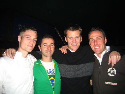Andrew, Marco, Me & Ronan