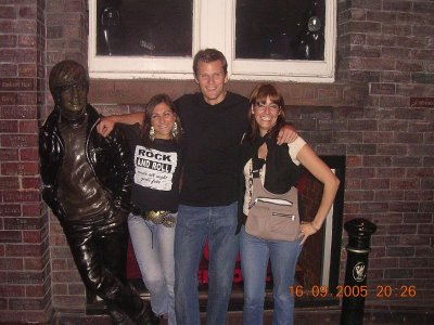 Me & the girls with John Lennon