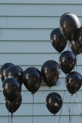 Black Balloons, Can't get any Darker than These...
