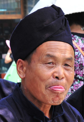 Miao Village elder in Xijiang